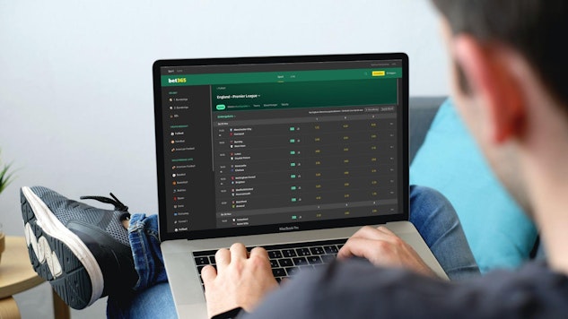 Bet365 Premier League Wetten Laptop