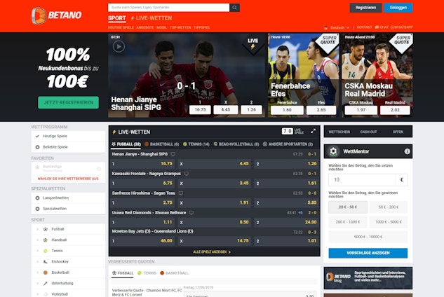 Betano sport start de